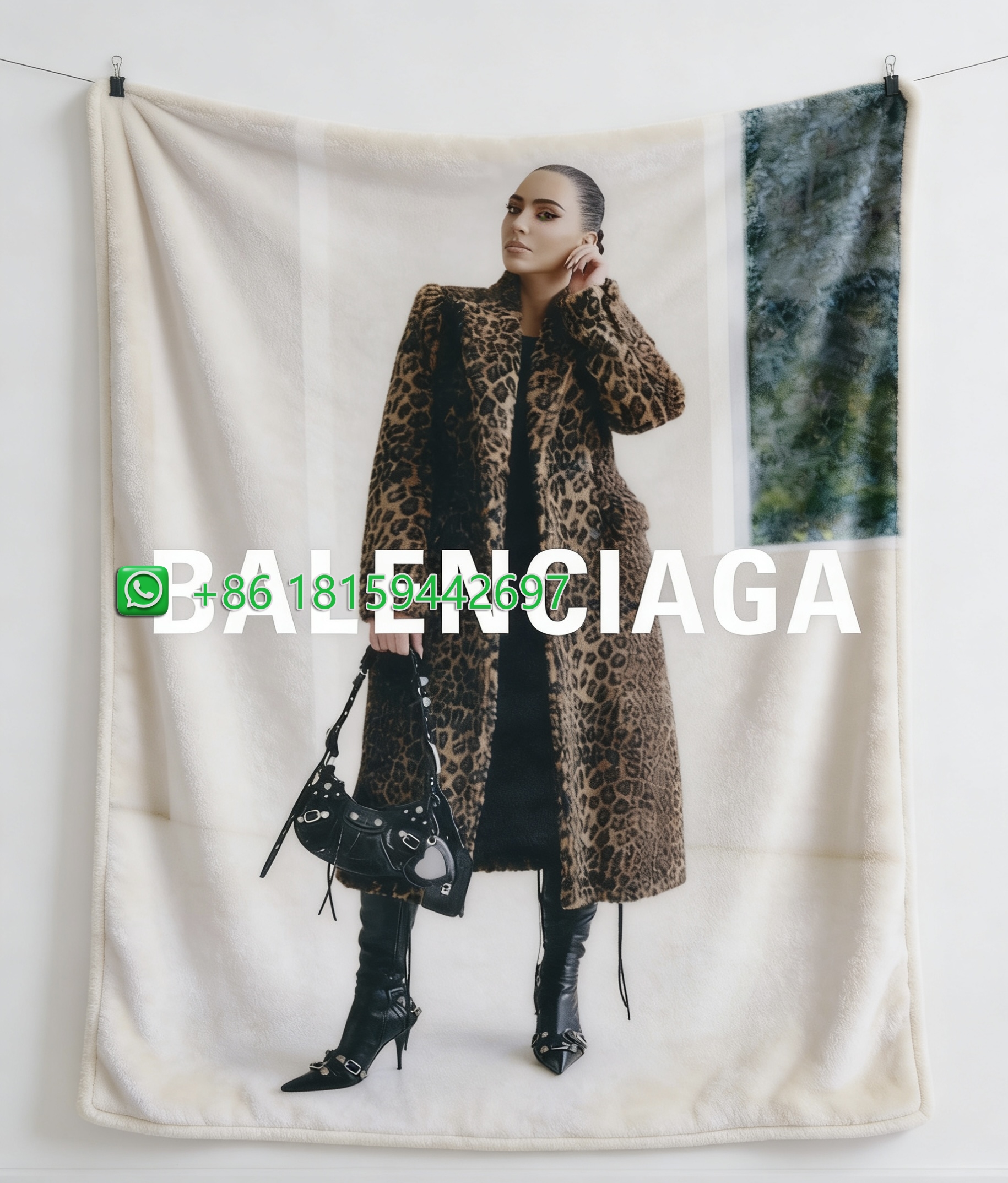 Balenciaga Throw Blankets